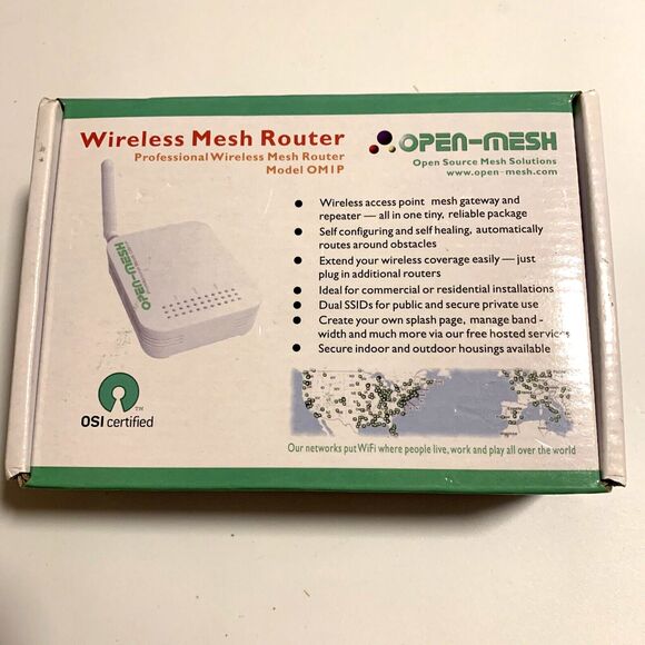 New Open-Mesh Professional Mesh Wireless Router  OM1P - Picture 1 of 6